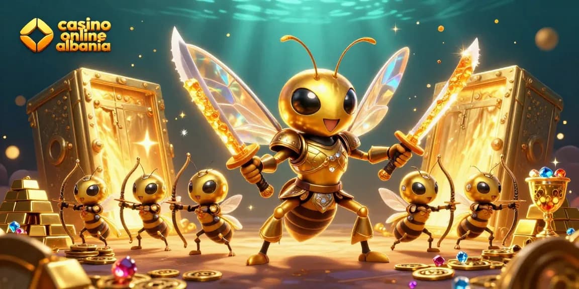 Experience thrilling gameplay with casino online albania visuals, showcasing rich treasures and dynamic characters.