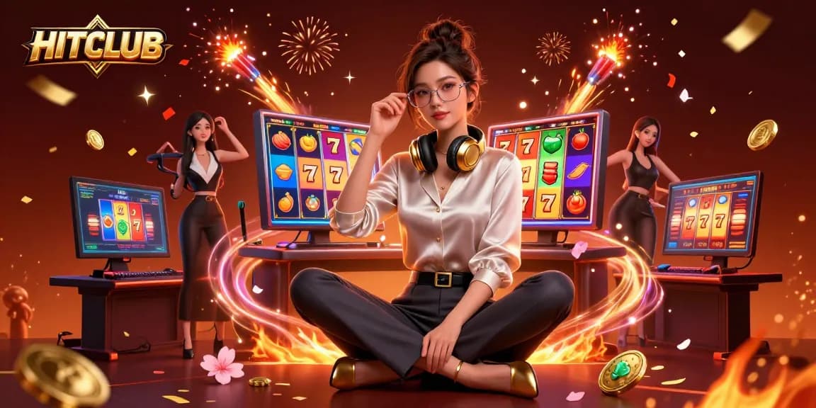 Engage in thrilling gameplay at HITCLUB with immersive slot machines and vibrant casino elements.