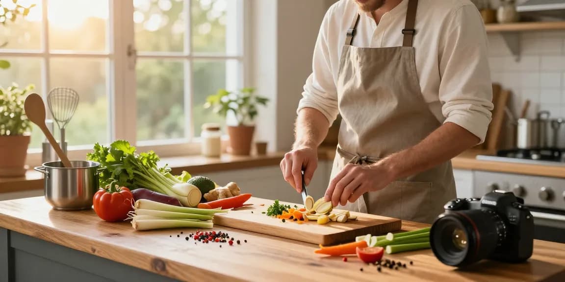 Fresh and wholesome food preparation featuring ginger and lemongrass in a vibrant kitchen, emphasizing สล็อตเว็บตรง quality ingredients.