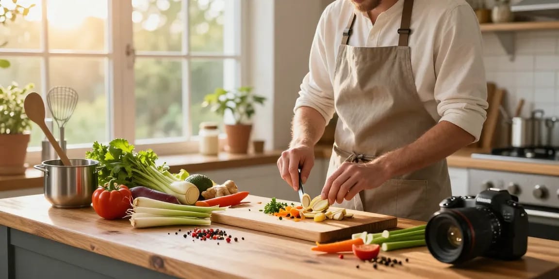 Fresh and wholesome food preparation featuring ginger and lemongrass in a vibrant kitchen, emphasizing สล็อตเว็บตรง quality ingredients.