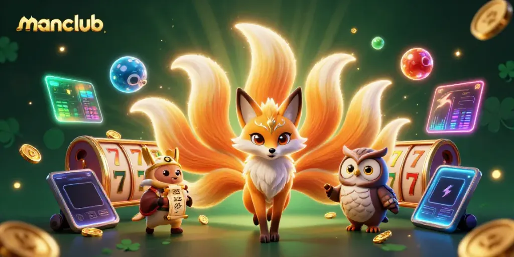 Experience manclub's premium gaming fun with colorful spirits and dynamic slot games.