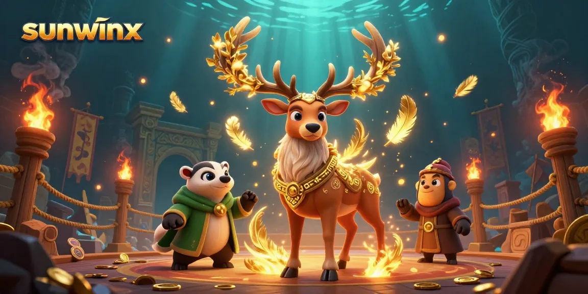Experience thrilling wins at sunwinx with a vibrant casino-themed illustration showcasing dynamic elements.