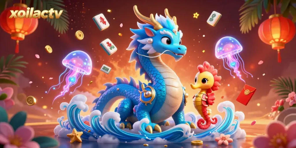 Xoilactv leads players through thrilling underwater adventures with vibrant dragons and knights.