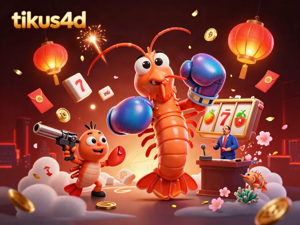 Engage in thrilling gameplay with tikus4d as vibrant characters and casino elements surround you.