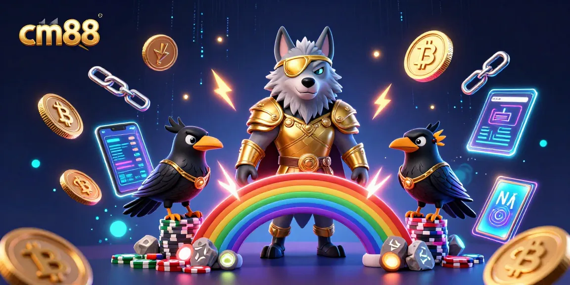 Experience thrilling gaming at cm88 with dynamic Norse characters and vibrant casino-themed elements.