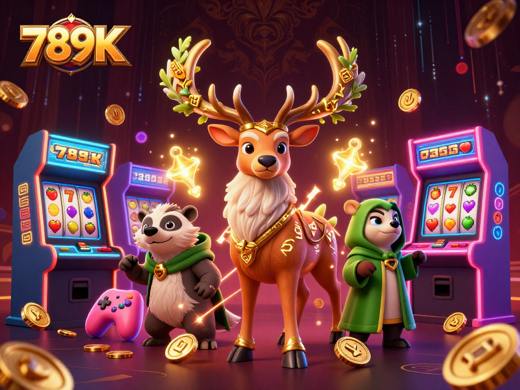 Engage with thrilling games at 789K featuring vibrant 3D casino elements and captivating characters.