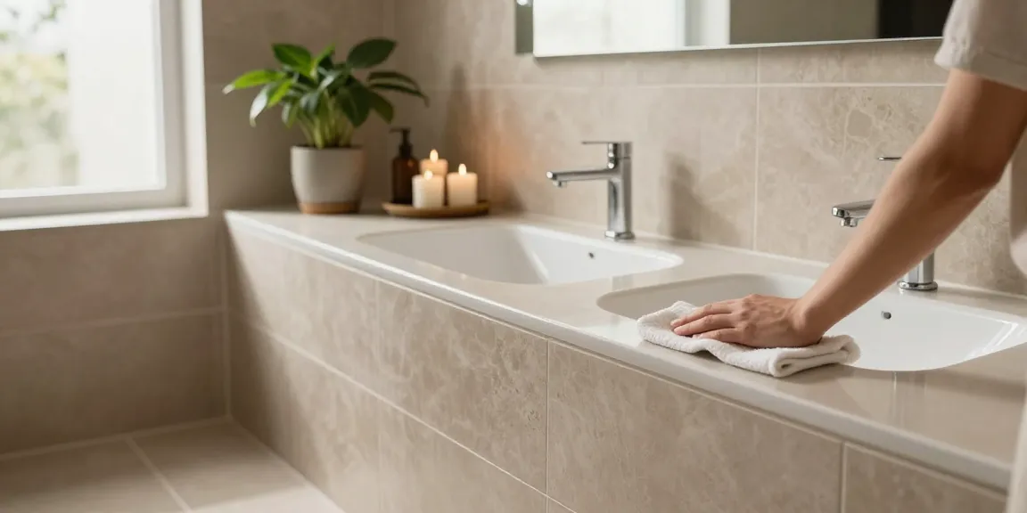 Fugenloses Bad Kosten - modernes, nahtloses Badezimmer mit Pflege und Licht.