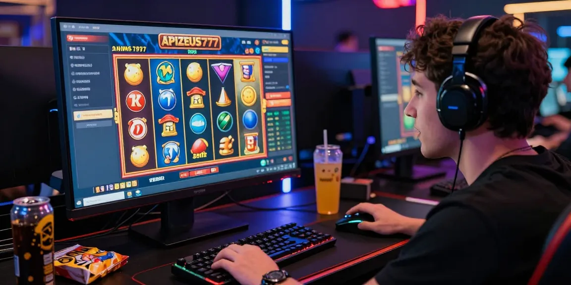 Dynamic gaming setup showcasing slot88 resmi gameplay excitement and immersive atmosphere.