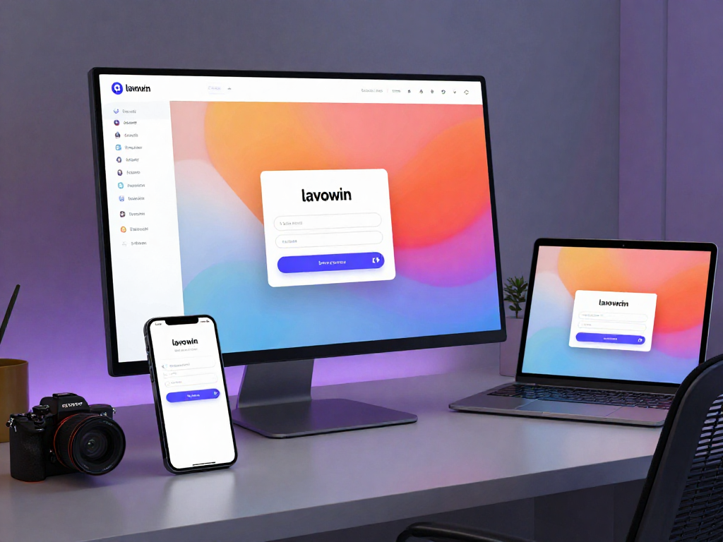 Effortless lavowin login experience displayed on modern interface across multiple devices.
