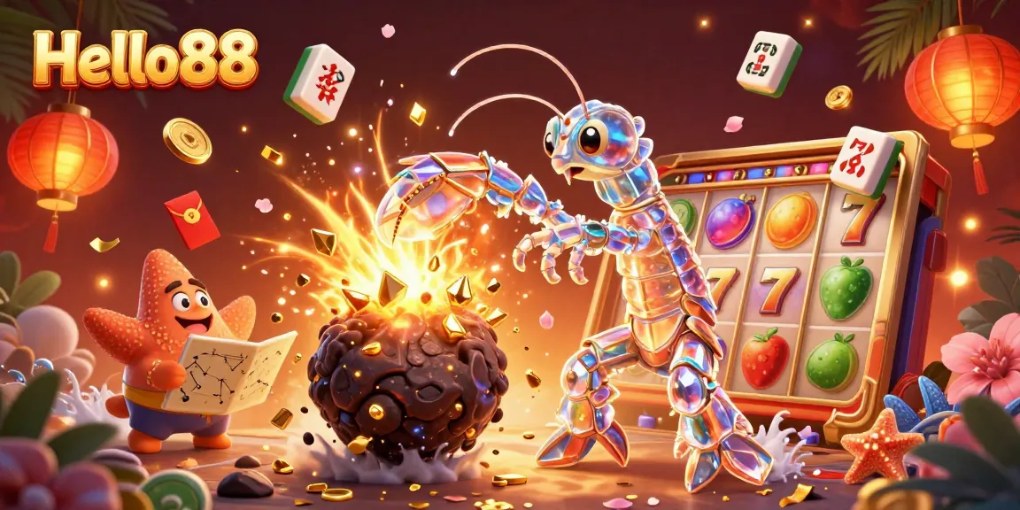 Hello88 offers thrilling slot experiences with galactic characters and explosive gameplay featuring coins and gems.