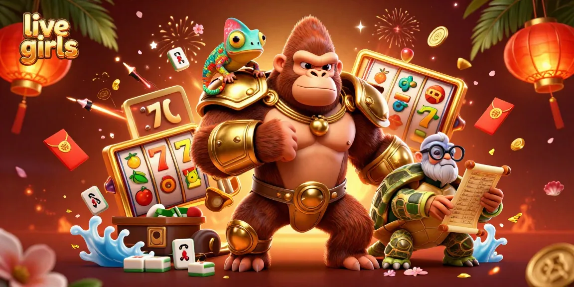 Engage with live girls in dynamic casino settings featuring vibrant slot machines and captivating characters.