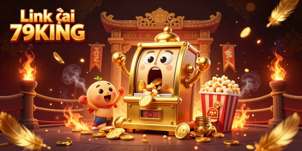 Spin and win big with Link vào 79KING, featuring vibrant slot machines and golden rewards.