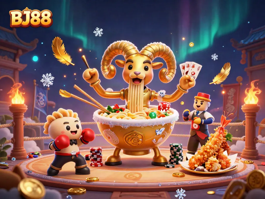 Engage in exhilarating gameplay at BJ88 with vibrant casino characters and dynamic game elements.