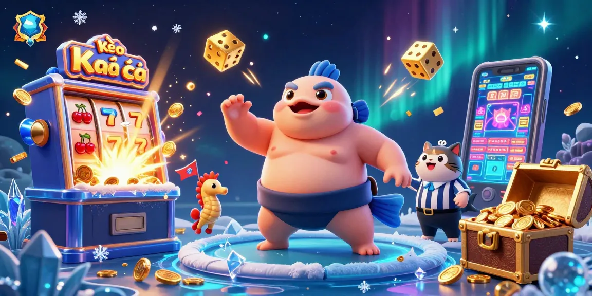 Witness the thrilling dynamics of Kèo nhà cái with a cartoony underwater scene full of gambling excitement