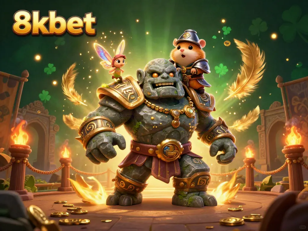 Experience the excitement of 8xbet with magical characters in a dynamic casino scene.