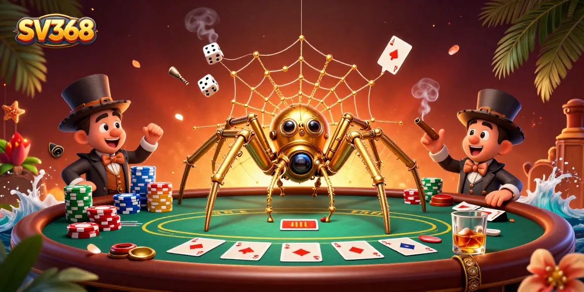Experience thrilling SV368 casino action with our steampunk-themed poker showdown.
