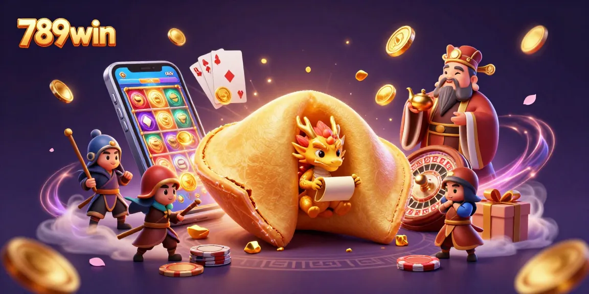 Experience thrilling gameplay at 789win, where golden fortune cookies and slot games merge!